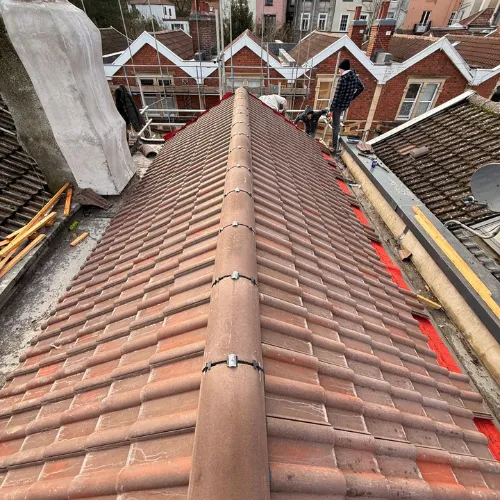 Roofing project by First Call Roofing